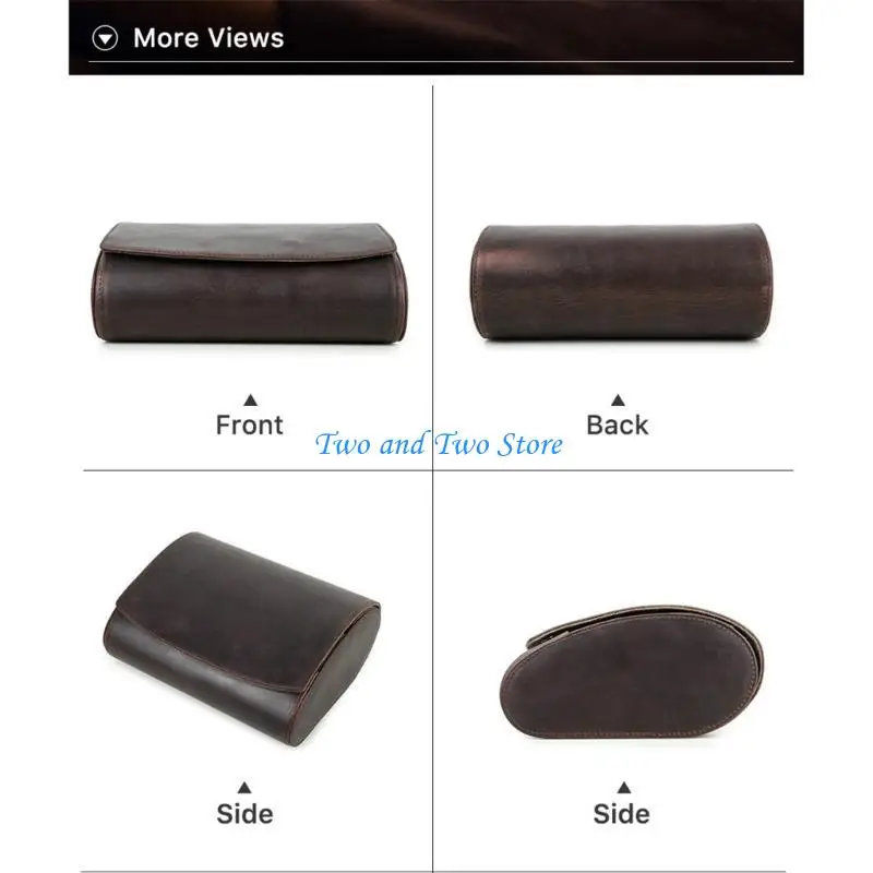 HX6F PU Leather Box Box Watch Case Watch Wristwatch Holder