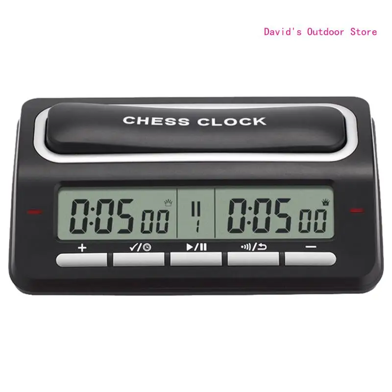 Count Down Game Timer with Delay Count Down up Alarm for Chess Board Games X3UA