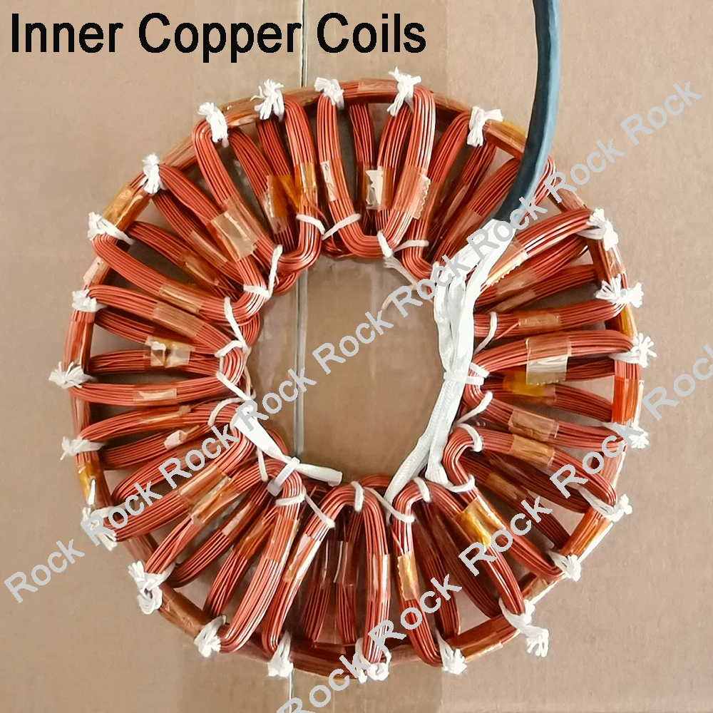 Alternator inner Stator with Copper Coils for Generator Turbine 12v 24v 48v Maglev Generator Coil Alternative Energy Generator