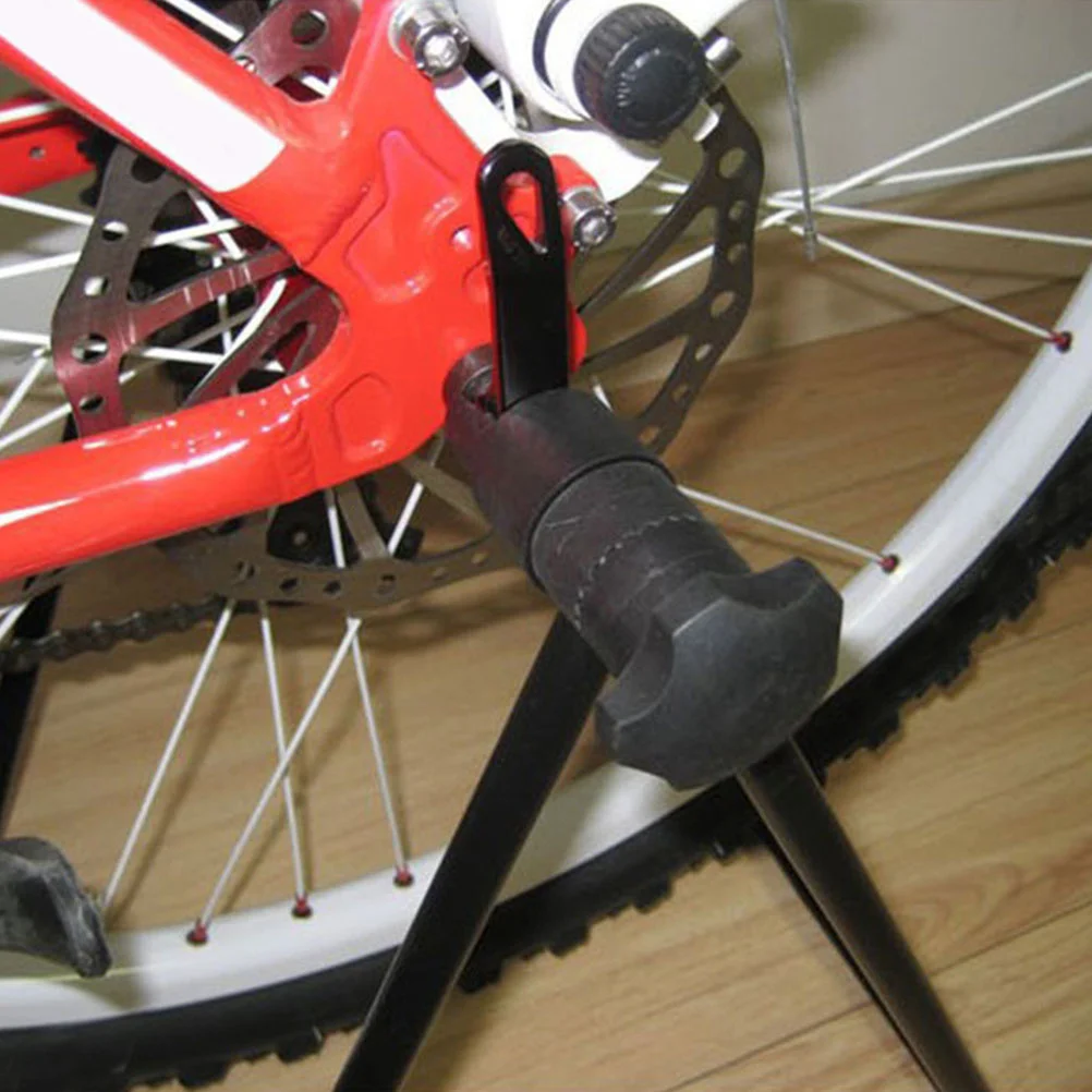 

2Pcs Bike Display Racks Folding Premium Iron for Outdoor Storage Easy Carry Bike Parking Supports Scratch Protection