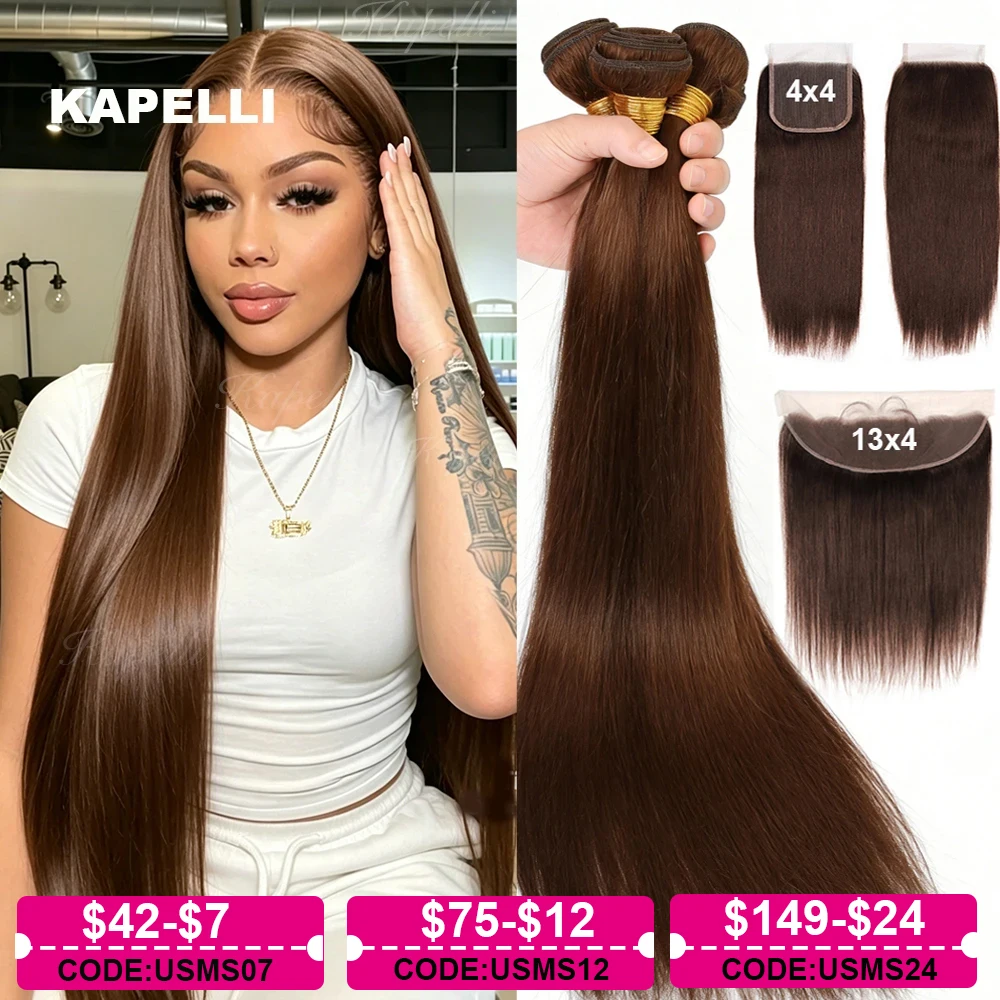 extensions-de-cheveux-humains-lisses-marron-chocolat-avec-closure-hd-4x4-et-frontal-13x4-–-100-cheveux-remy-bruts