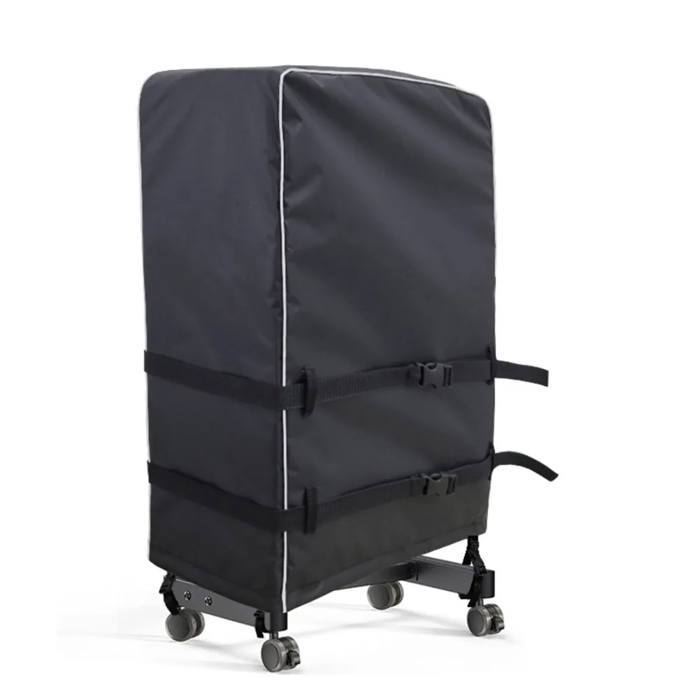 Outdoor TV Trolley Cover for Rolling Mobile Stand - Heavy Duty Oxford Fabric Dustproof Weather Resistant Protection