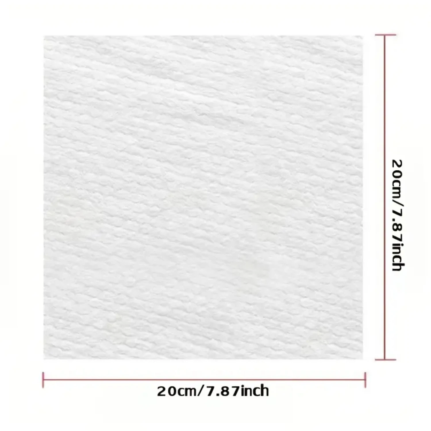 منشفة وجه قطنية سميكة وناعمة، مناديل تنظيف للاستعمال مرة واحدة - قطعة واحدة