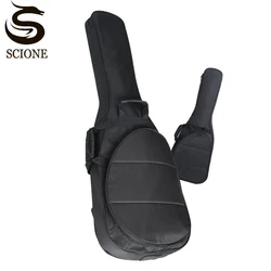 Borsa per basso per chitarra elettrica addensare Acoustic Gig Oxford Fabric Double Straps Pad custodia morbida per chitarra zaino a tracolla impermeabile XM52