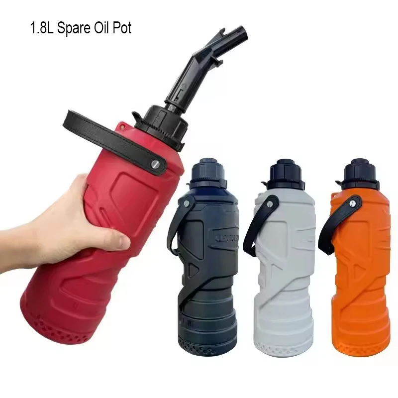 1.8L Spare Oil Pot For Motorcycle Vehicle Mounted Emergency Fuel Tank Motorcycle Anti-Static Fuel Tank Parts Accessorie