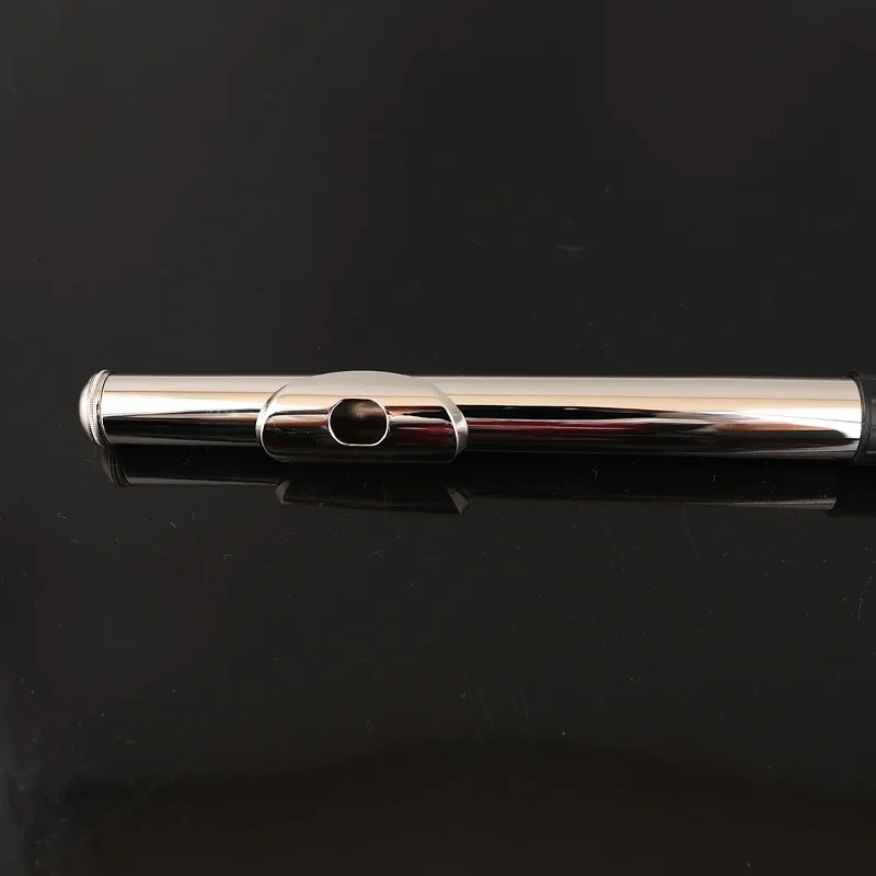Professional-Grade 16-Key Nickel-plated Flute for Adults Examination Performance