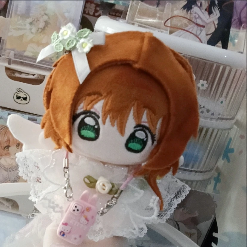 Figuras de KINOMOTO SAKURA de Anime japonés de 10cm, muñecos de juguete, llavero, mochila, juguetes para niñas, regalo de Navidad para fanáticos