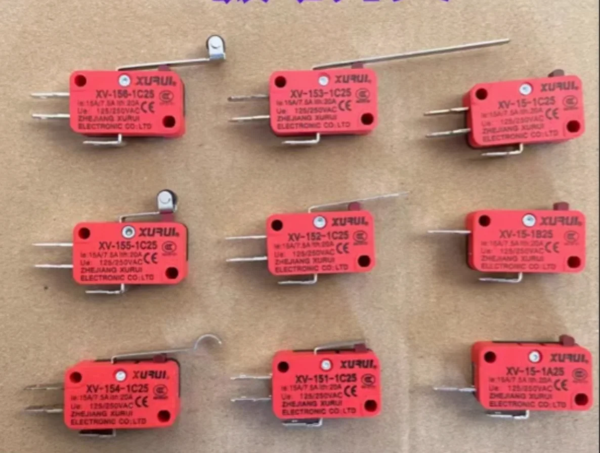 5pcs-10pcs/lot XURUI Small  Micro Limit Travel switch XV-15-1A25 XV-15-1B25 XV-151-1C25 XV-154-1C25 XV-153-1C25