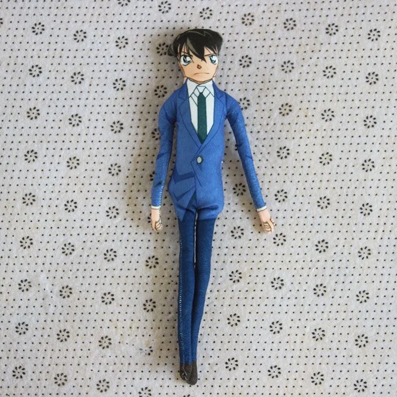 Detective Conan Kaito Kid Wire Frame Doll Posable Skeleton Figure Twisted Movable Limbs Anime Collectible Toy for Fans