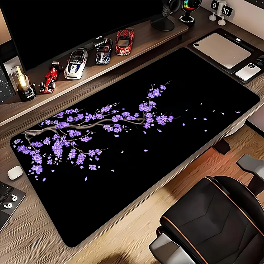 Large Gamer Sakura Mousepad Gaming Speed Mouse Pad 900x400mm Mouse Mat Game Keyboard Pads Desk Accessories Office Carpet