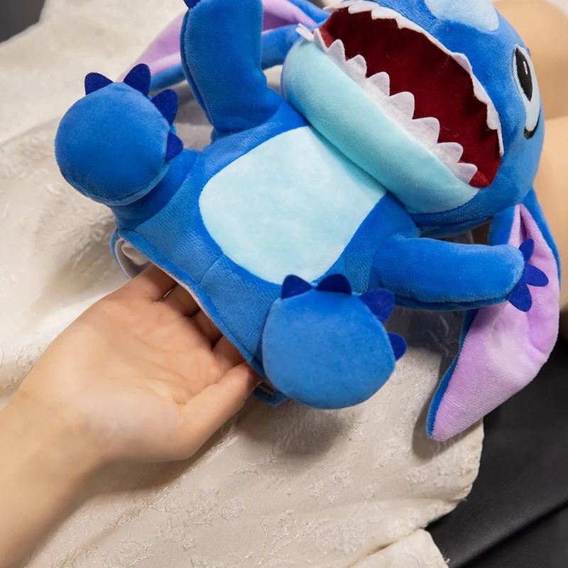 Lilo & Stitch peluche douce poupée point ange Cosplay peluche poupée Parent-enfant GameToys Kawaii main doigt marionnette cadeaux
