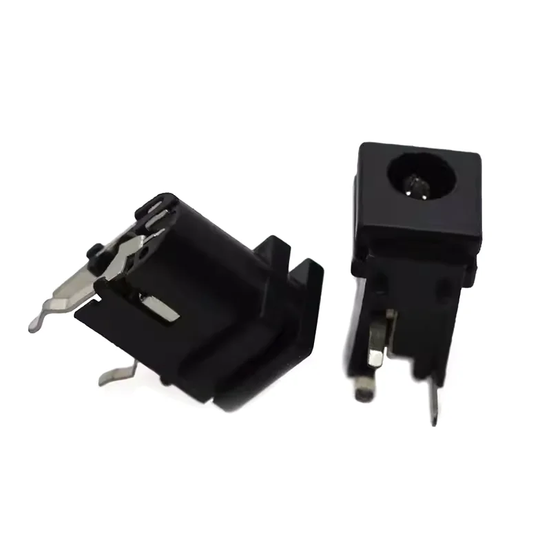 DC socket Plug Power socket DC-028 1.65 Copper inner pin DIP three-pin plug-in 2 Fixed column