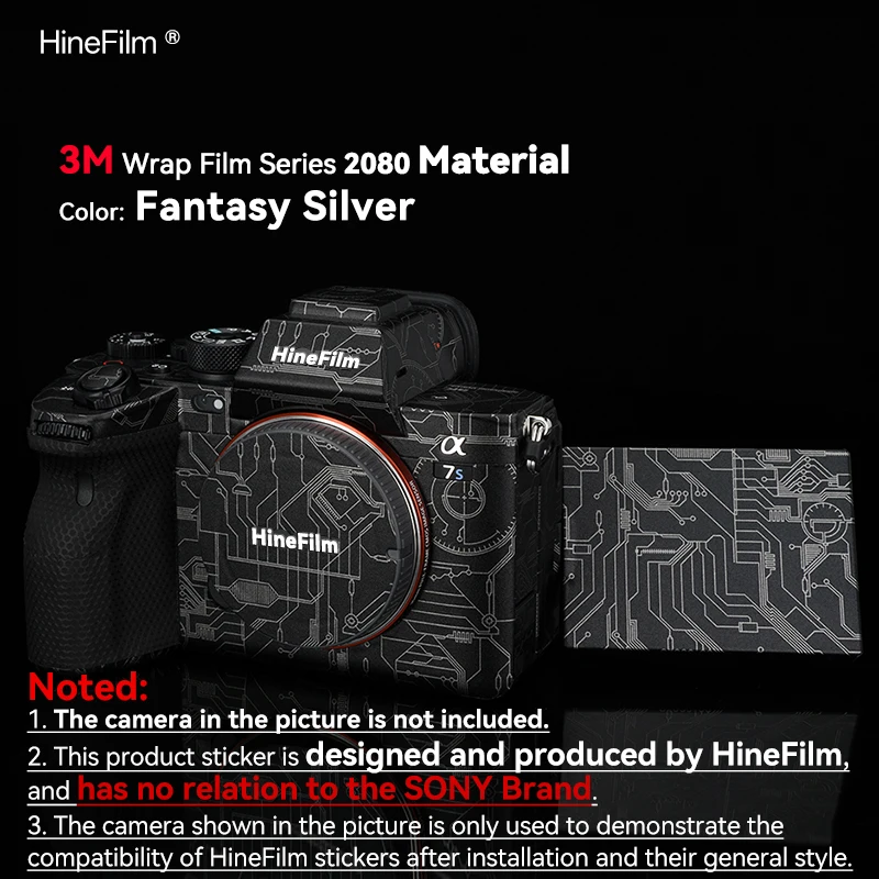 Hinefilm Skin für Sony A7S3 Kamera-Aufkleber A7SIII Dekorfolie für Sony ILCE-7S3 Kamera Schutzfolie ILCE-7SM3 Skin – Detail 13