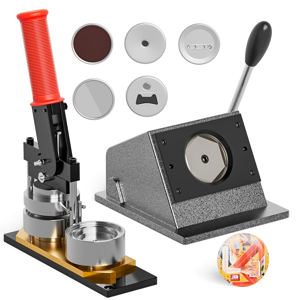 

Pin Maker, Badge Punch Press, Button Maker Machine, Magnet Maker Machine, DIY, 1 Press Machine, 2.28in(58mm), Bottle Opener