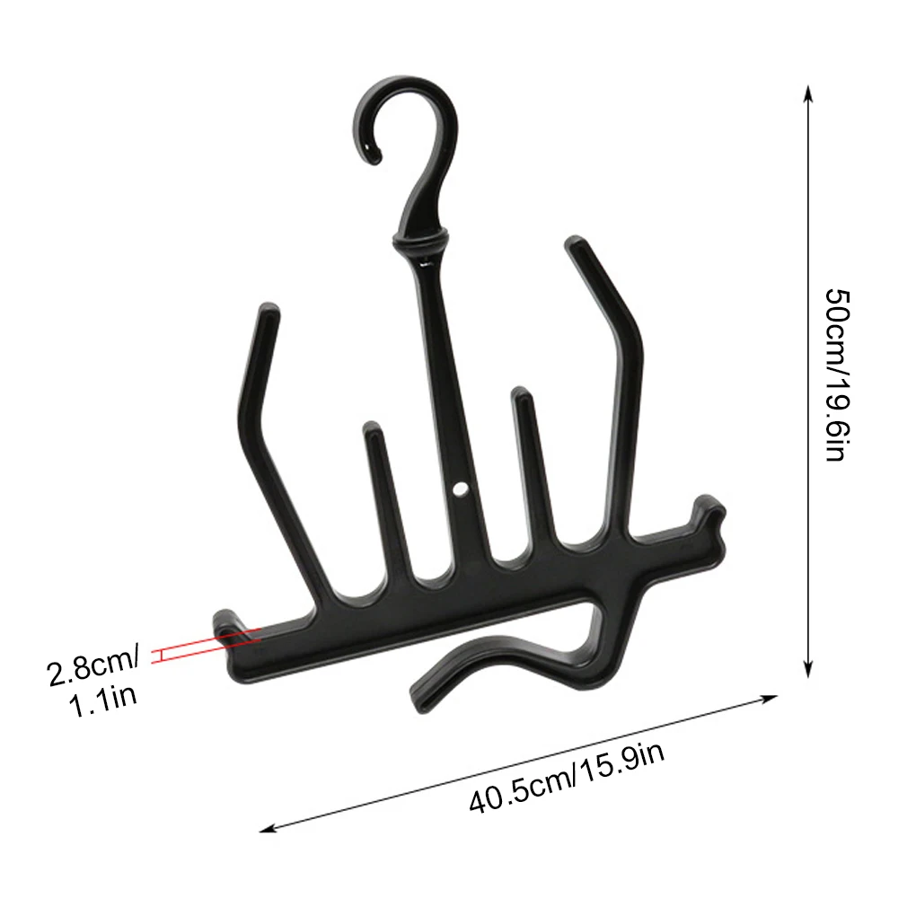 الغوص شماعات البلاستيك بذلة دريسويت الأحذية التنفس أنبوب زعانف تجفيف الجافة استنزاف الشماعات السفر الرياضات المائية الأزرق #6