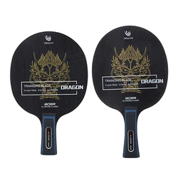 1PC 7Ply DRAGON Table Tennis Racket Blade FL CS Short Long Handle BOER ITTF Approved Ping Pong Paddle For Training Competition