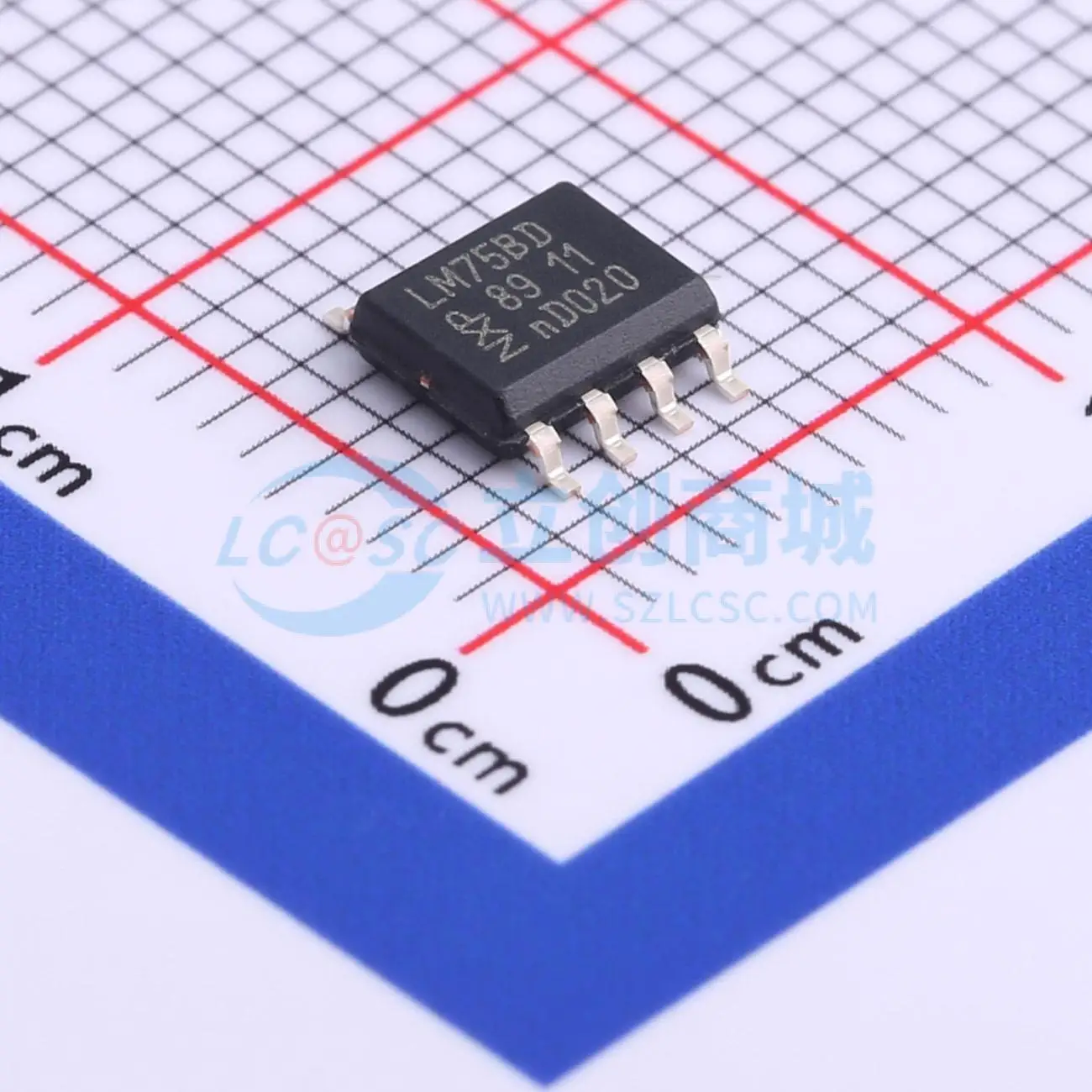 

Rsh (100Pcs) Brand New Original Genuine Smd Lm75Bd, 118 Soic-8 Digital Temperature Sensor Chip