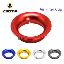 ZSDTRP 50/55mm CNC Carburetor Velocity Stacks Air Filter Cup Funnel Trumpet For Keihi PWK PE TM VM Carburetor Air Filter Cup