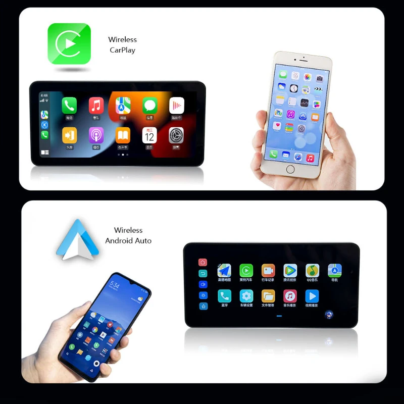 A610 Motorcycle Smart Display Android 12 4+64GB 6.1" Wireless CarPlay 1080P Dashcam TPMS 4G view 4