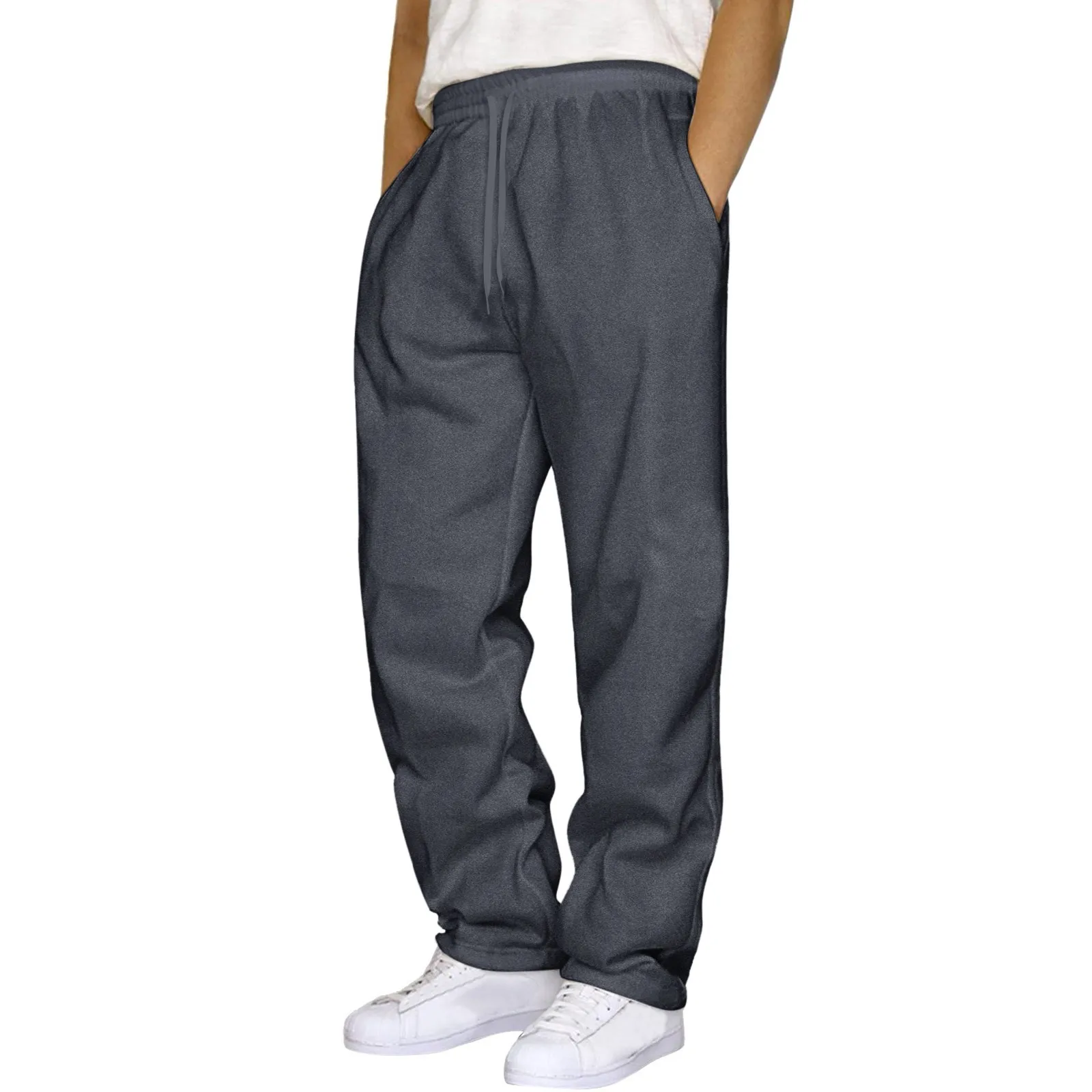 

Casual Drawstring Sweatpants Plus Size Mens Sport Pants Sweatpants Tracksuit Slim Fit Gym Workout Joggers Bodybuilding Trousers