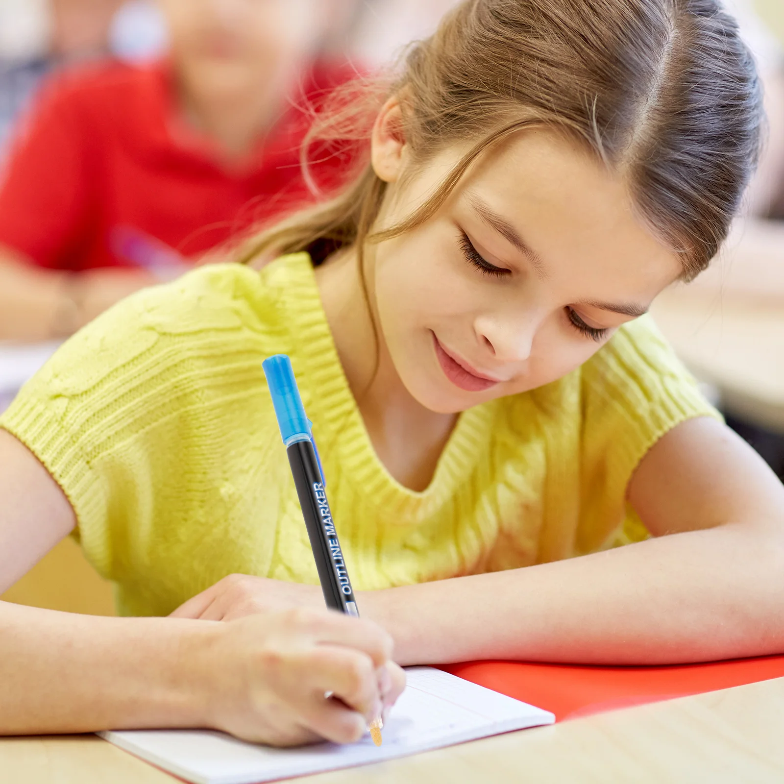 24 قطعة علامات بريق خط مزدوج متعدد الوظائف أقلام تمييز لدراسة الملاحظات الحرف الفنية Diy بها بنفسك اللوازم المكتبية المدرسية