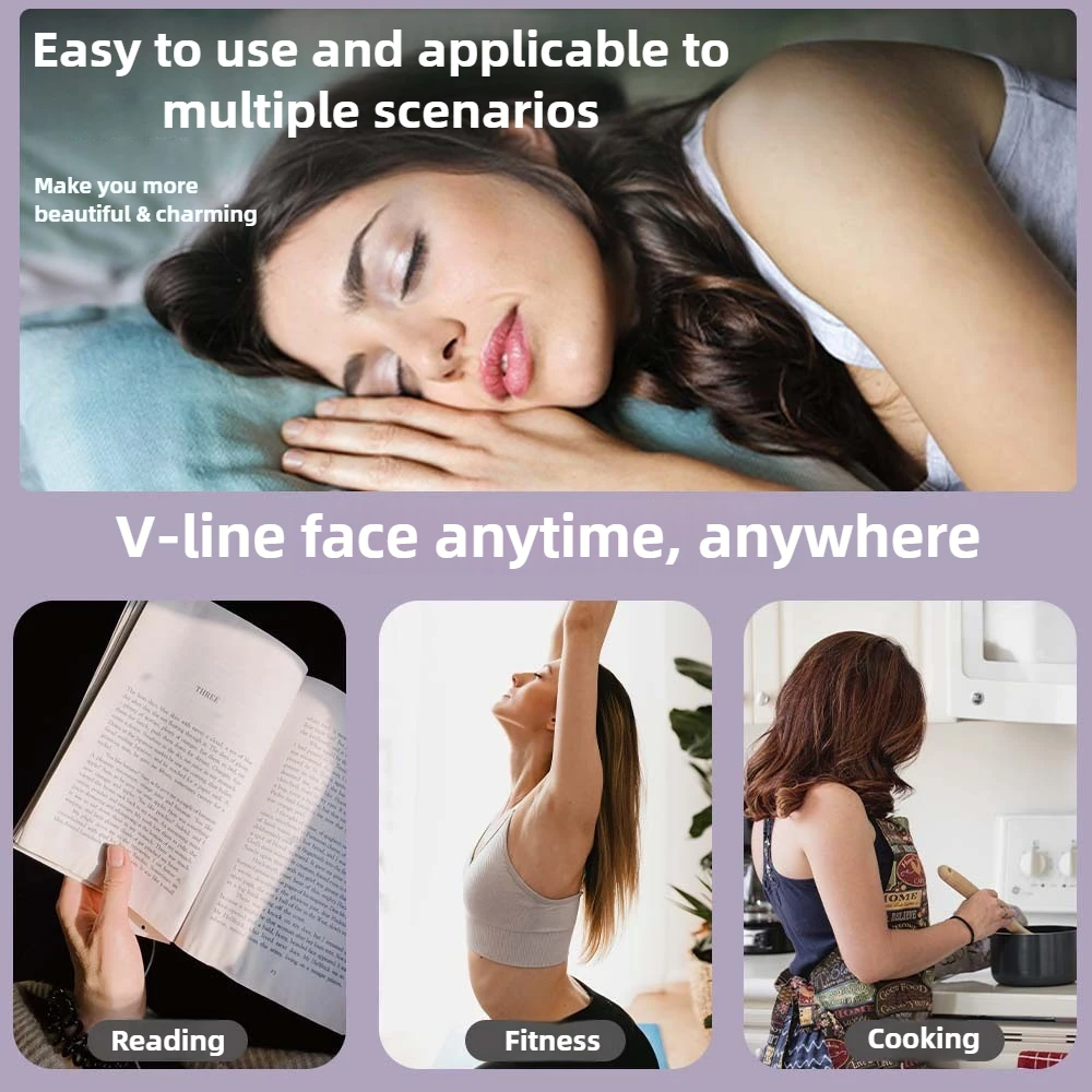 Vendaje de estiramiento Facial para mujer, moldeador de línea en V adelgazante, cinturón para levantar mejillas y barbilla, correa antiarrugas, herramientas de belleza para el cuidado de la piel Facial