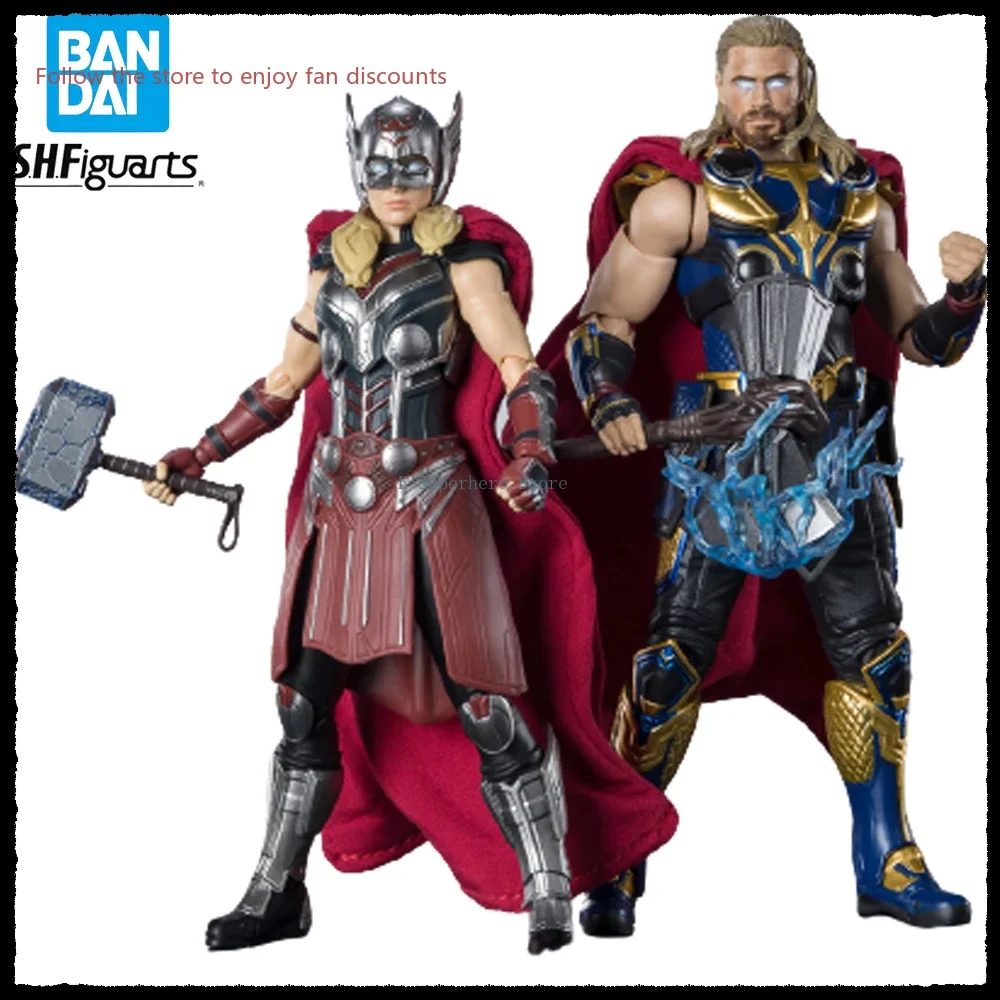 

In Stock Original Bandai SHFiguarts Thor: Love and Thunder Jane Foster Thor Figure Anime Action Figures Toys Collection Gifts