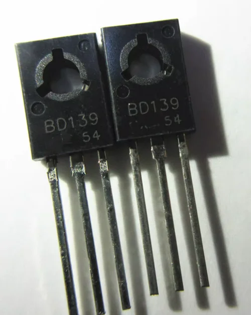 Direct-insert NPN transistor BD139 1.5A/80V TO-126 power transistor