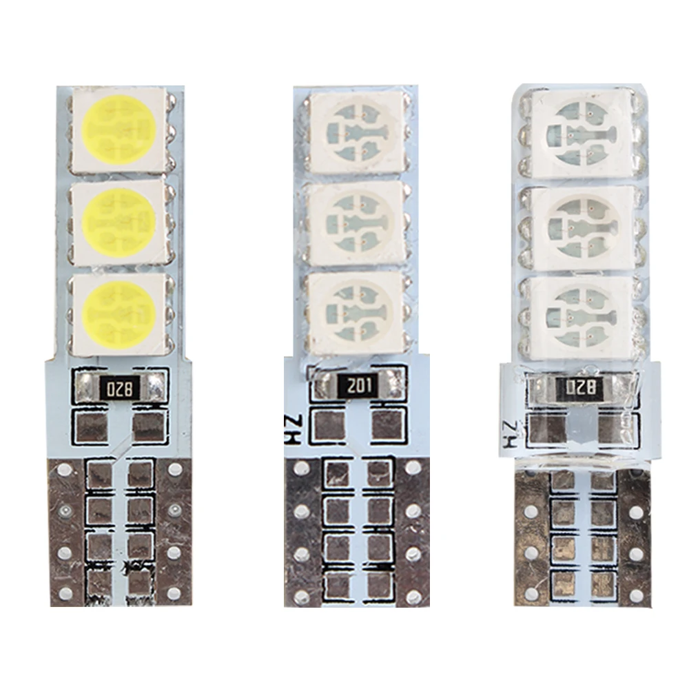 

6 SMD 12V Silicone T10 Car Interior Dome Reading Light Trunk Light License Plate Lamp Side Marker Lamp LED Bulb