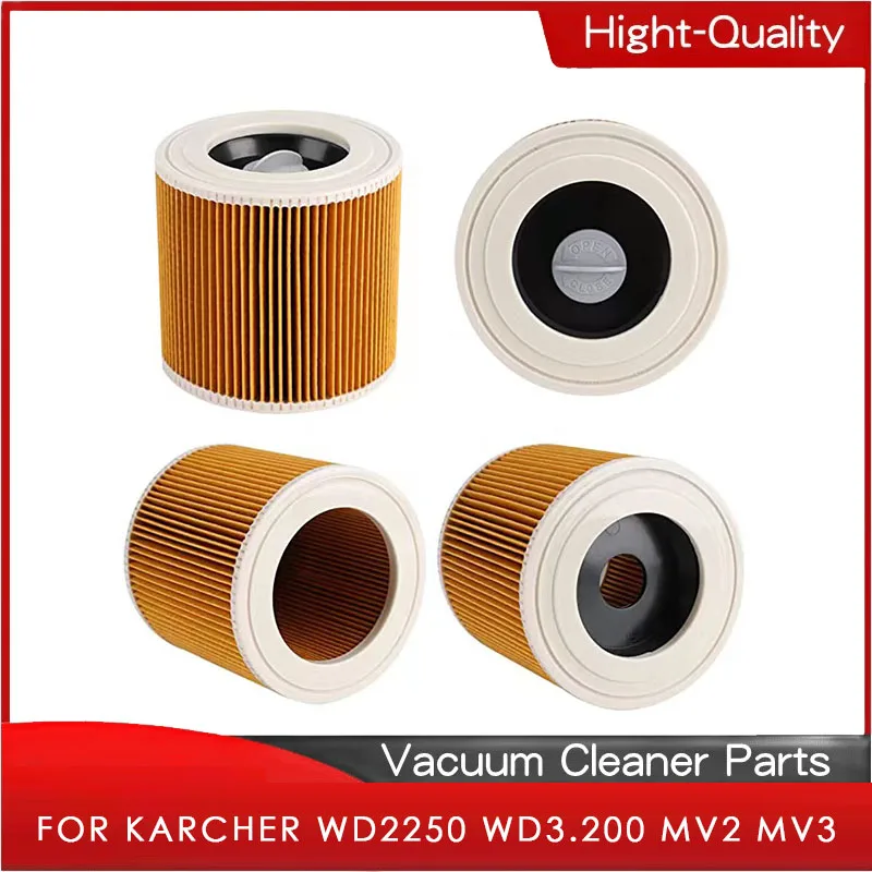 Filtro HEPA per Karcher WD2250 WD3.200 MV2 MV3 WD3 WD2 Aspirapolvere Parti Accessori Filtri Sacchetti per la polvere