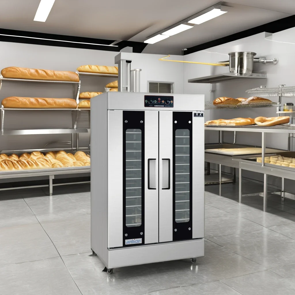 32-Tray Electric Bread Fermentation Machine Bakery Dough Prover for Baking for Home and Restaurant Use New Condition 220V