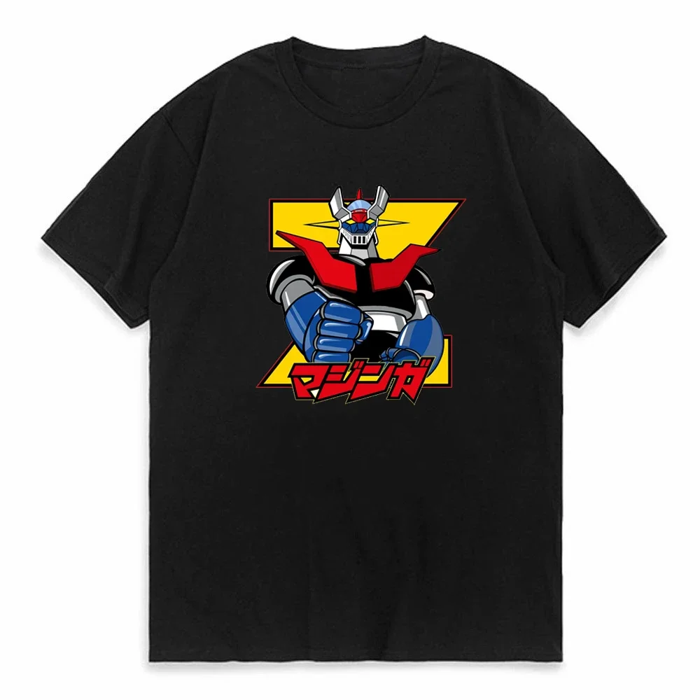 summer men t-shirt Anime Mazinger Z t shirt Für Männer Design Kurzarm Mode Benutzerdefinierte Plus Cartoon cotton Camiseta