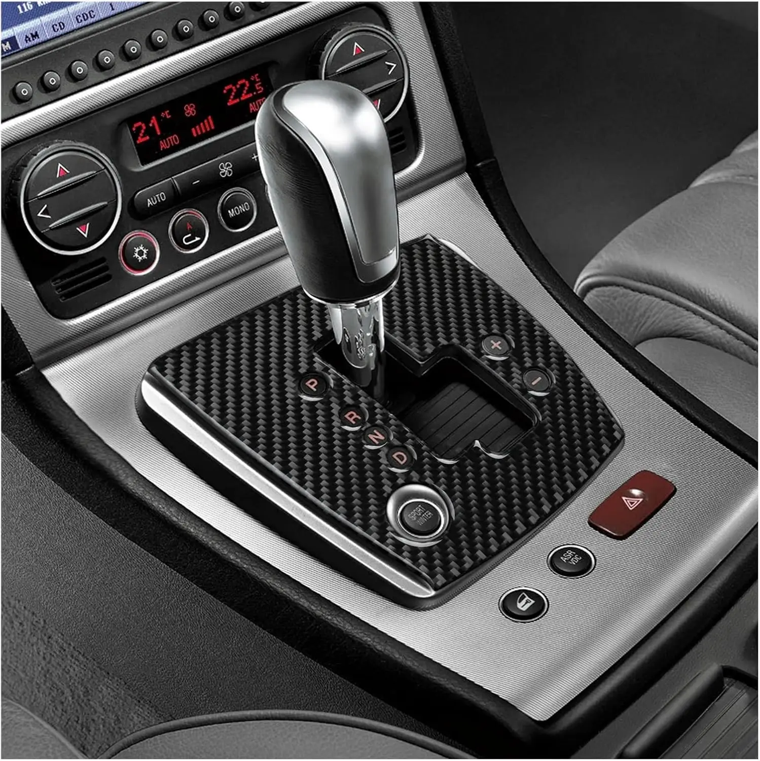 ل ألفا روميو 159 2004 2005 2006 2007 2008 2009 2010 2011 ألياف الكربون سيارة الداخلية والعتاد التحول التحكم الملحقات ملصق