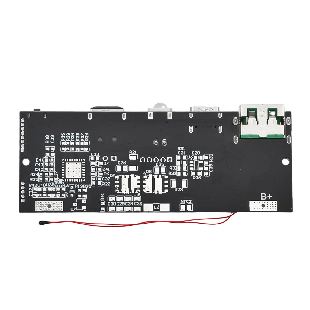 QC4.0 QC3.0 moduł szybkiego ładowania wyświetlacza LCD 22.5W mikro/typ C przenośny powerbank USB 18650 moduł ładowania zabezpieczenie temperaturowe