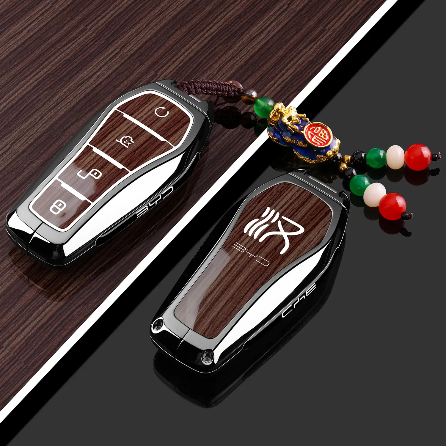 For 2025 New BYD HanL Keycase 22-24 HanL DMI EV DMP Metal Luxury Car Shell Buckle Package