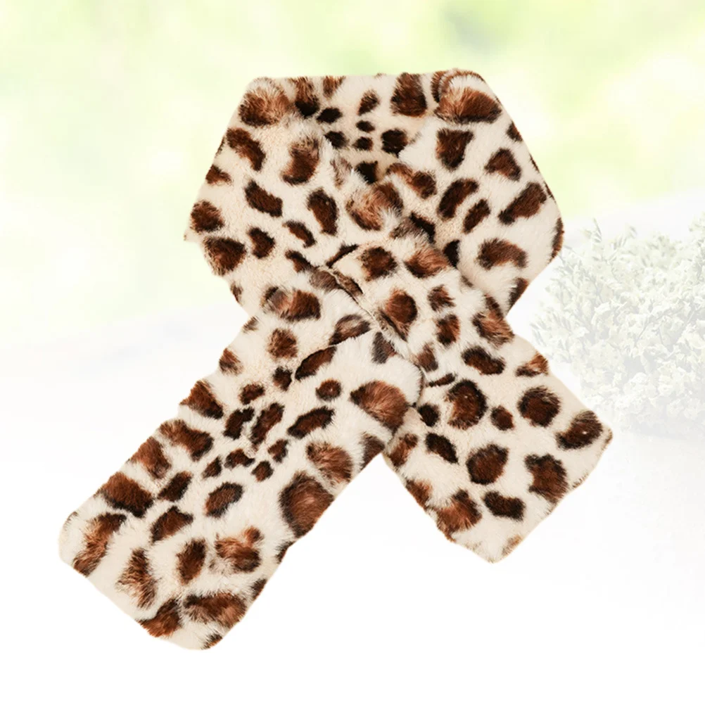 

Autumn Winter Warm Scarf Leopard Print Faux Soft Casual Neck Wrap Ideal Gift