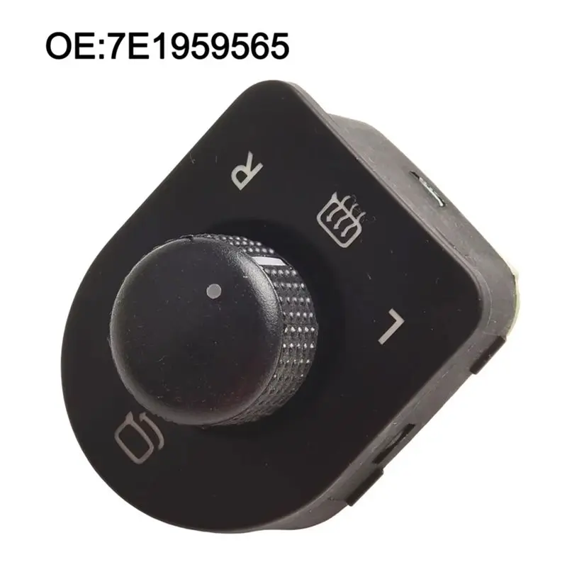AB96-Sleek Design Mirror Adjustment Switch 7E1959565 Perfectly Fits Select Vehicles Like The For Transporter T5 & For Fox