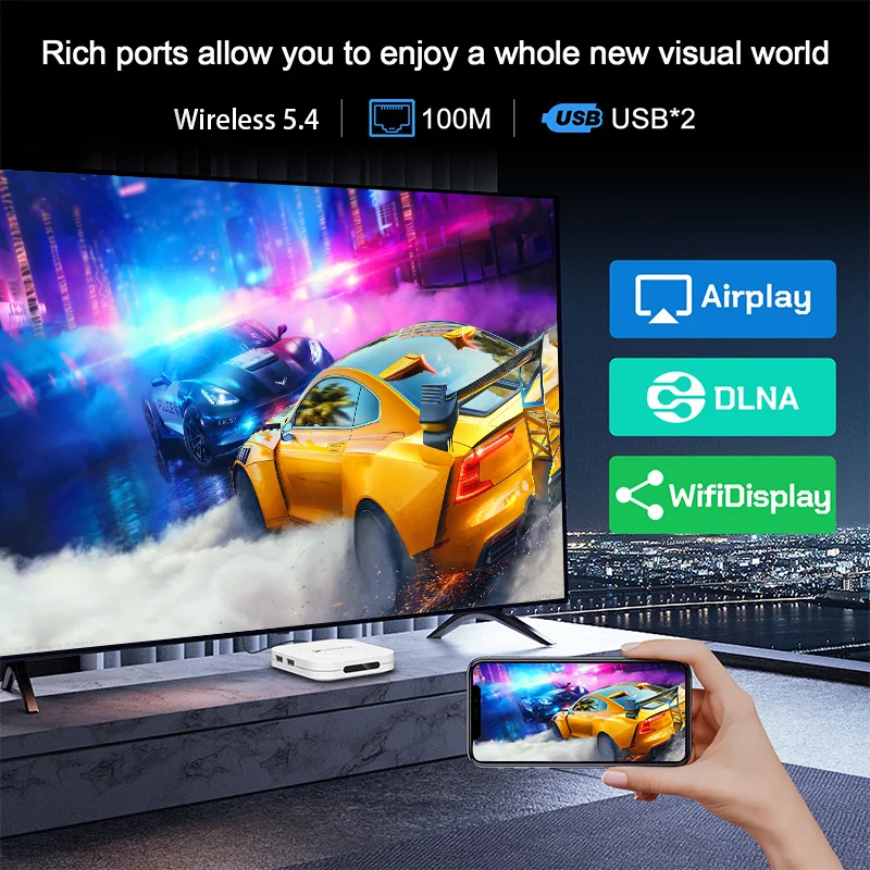 H96 MAX M1 Plus Smart Android 14 TV BOX RK3528 WIFI6 8K 4K HD BT5.4 4GB 32G 128G Voice Assistant Media Player Set Top Box