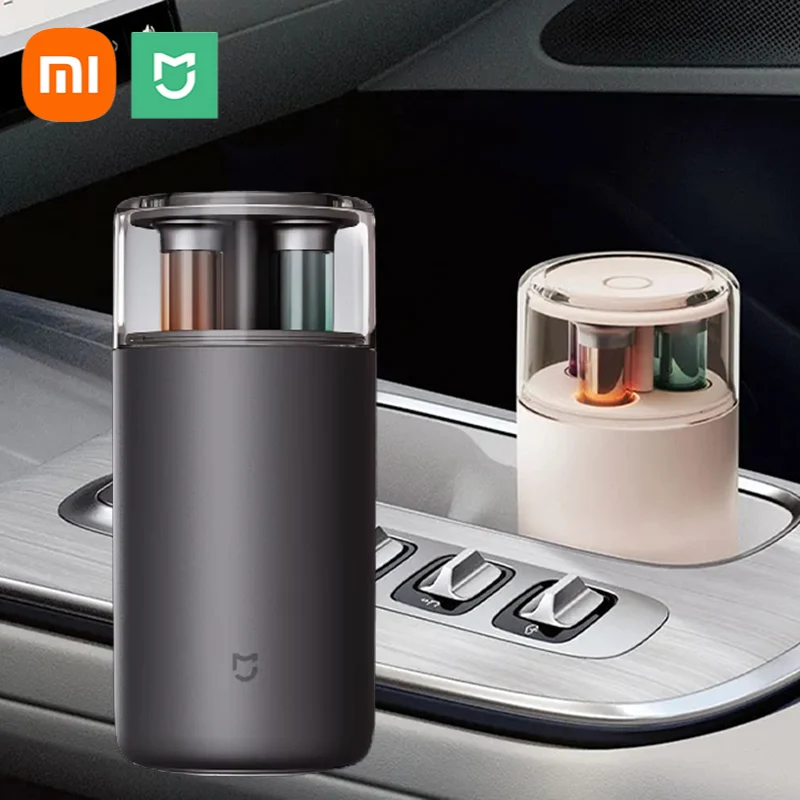 Xiaomi Mijia Car Humidifier Rechargeable Intelligent Mute Light USB Portable Air Fragrance Remove Diffuser For Car Accessories