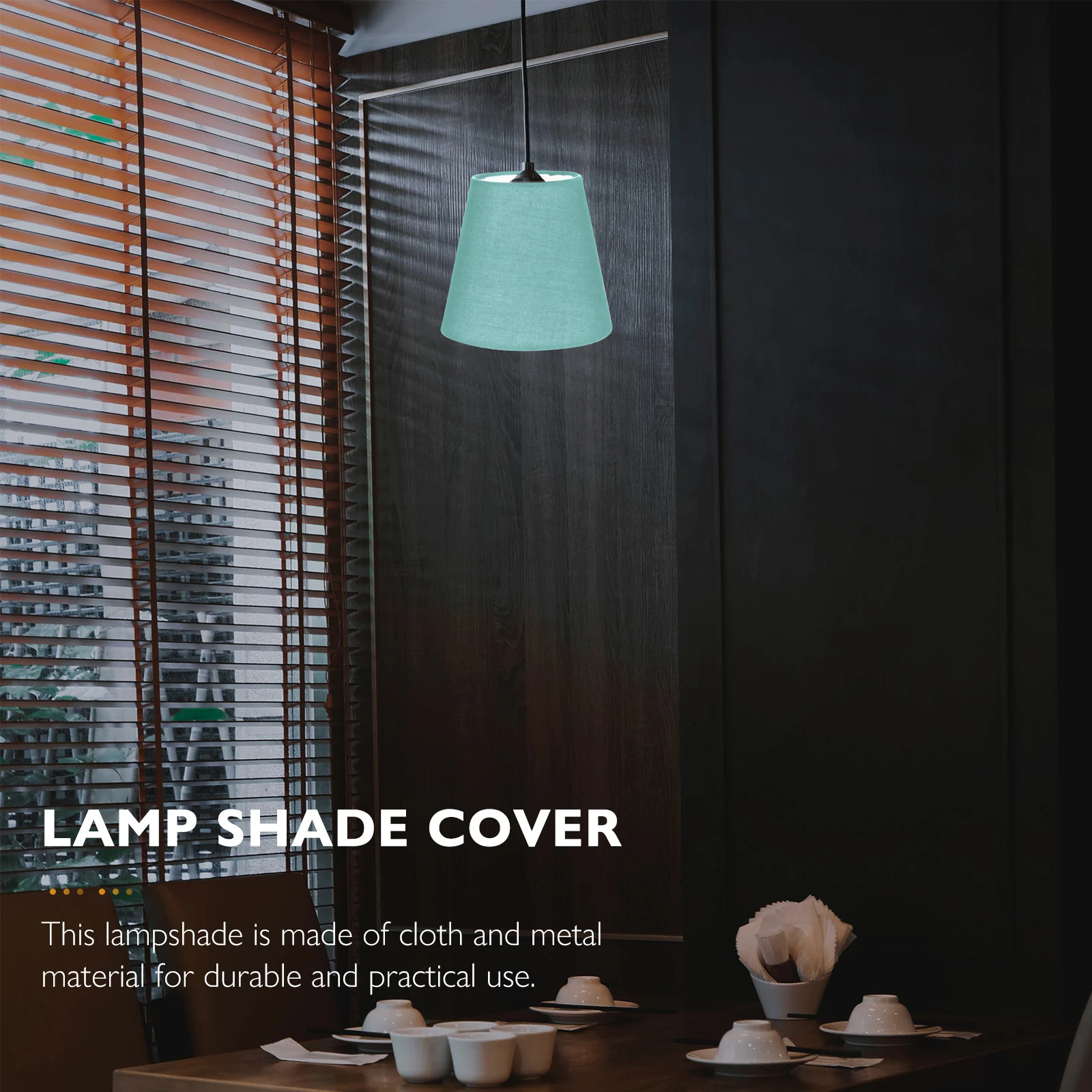 Cloth Lamp Shade Fabric Lampshade Pendant Light Cover Chandelier Accessory Lighting Accessories Bedroom Living Room Lampshade