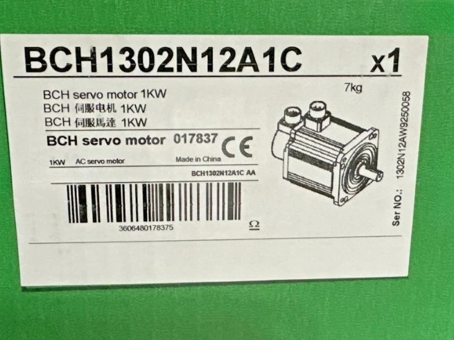 Brand New Original  BCH1302N12A1C 1000W Servo Motor With Original And Genuine Stock Warranty Of One Year Fast Shipment