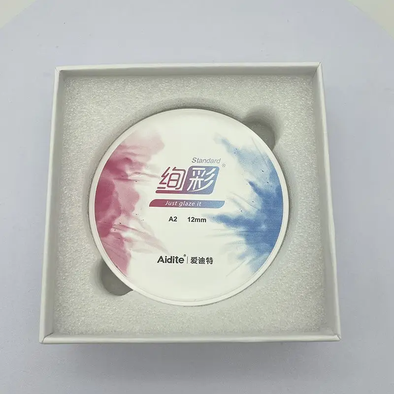 Aidite All Porcelain Denture Zirconia Ceramic Block Aidite Colorful Standard Color Zirconium Only Glazed High Strength