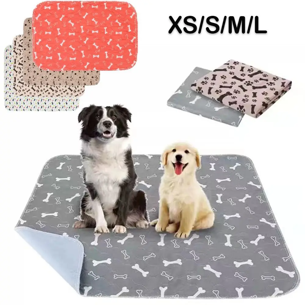 Super Absorbent Pet Bed Mat Washable Anti-Slip Puppy Pee Pad with Pheromones Waterproof Reusable Pet Training Pads Pet Training