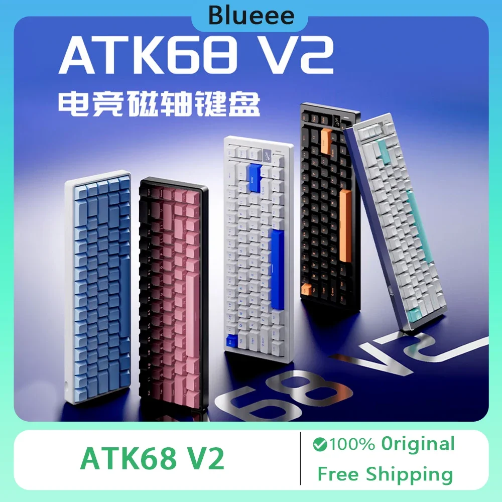 ATK68 V2 Magnetic Switch Mechanical Keyboard 8K Gaming Keyboard Aluminium Alloy Customized Valorant PC Accessories Man Gifts