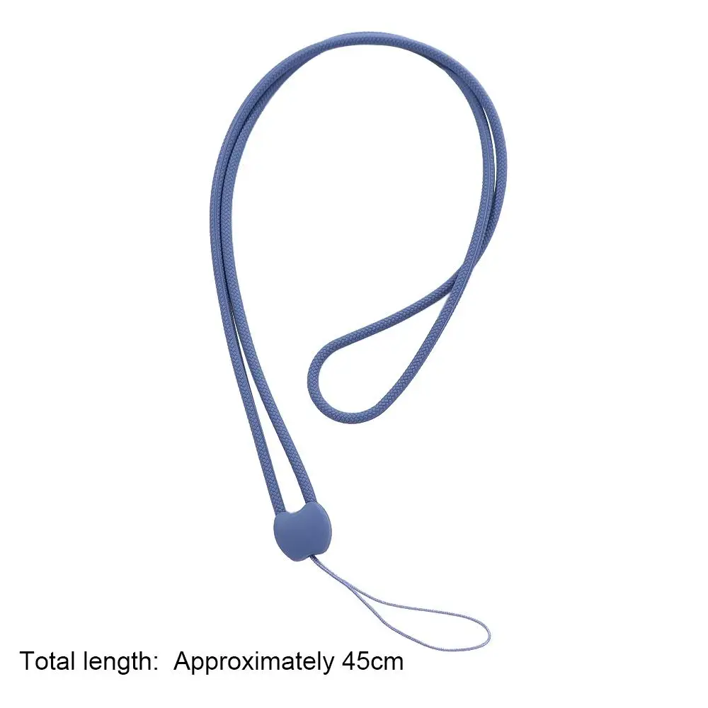 Color Working Card Keychain Silicone Anti Losing Rope Phone Necklace Strap Phone Lanyard Phone Hanging Rope Mobile Phone Straps