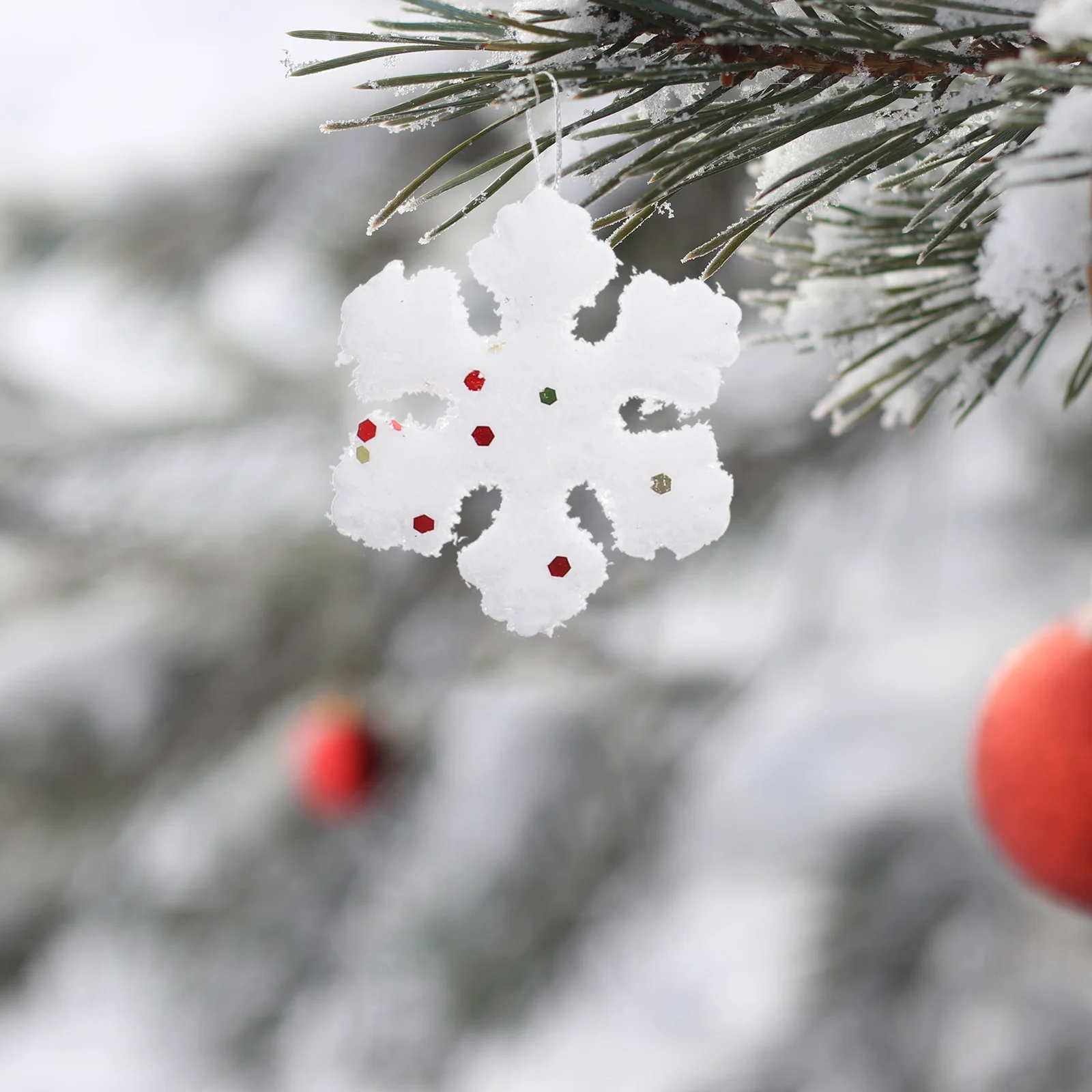 

6 Pcs Party Snowflake Pendant Christmas Decorations Hanging Snowflakes Accessories Ornaments Foam