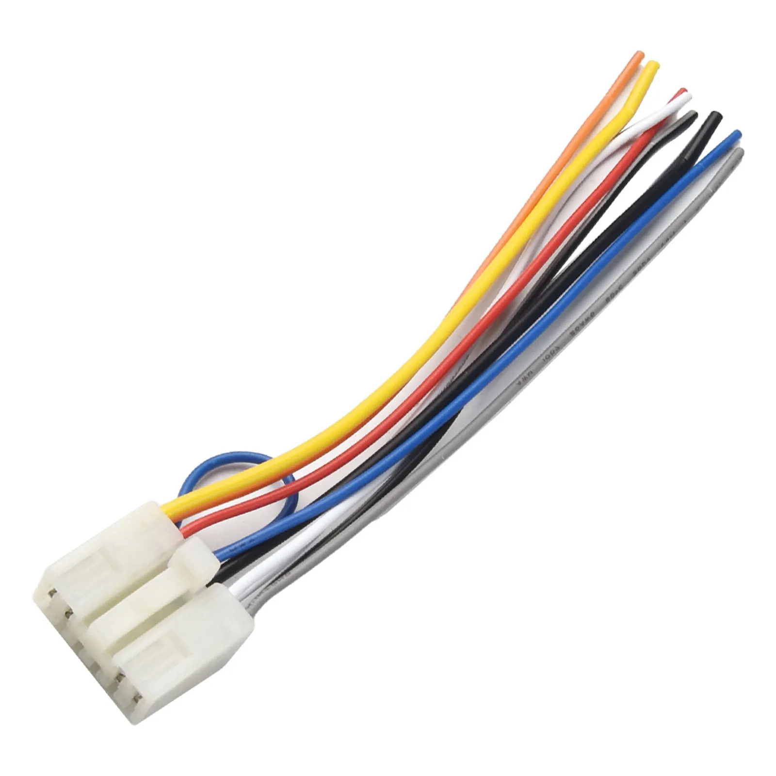 Aftermarket Radio Install Harness Adapter Designed for Toyota Models with Direct Plug-and-Play Compatibility to Factory Wiring