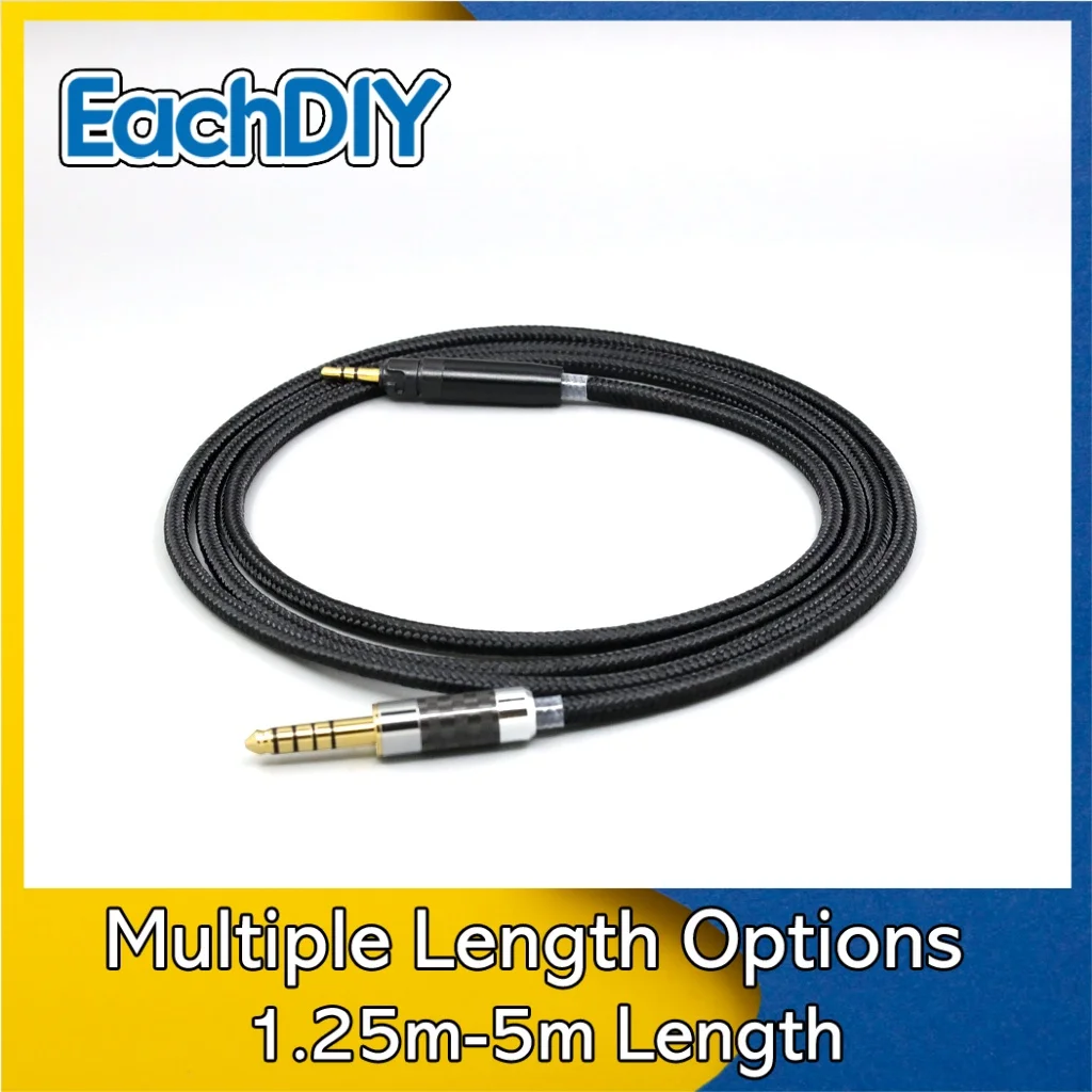 

6.5mm XLR Super Soft Headphone Nylon OFC Cable For Ultrasone Performance 820 880 Signature DXP PRO STUDIO Earphone 7537