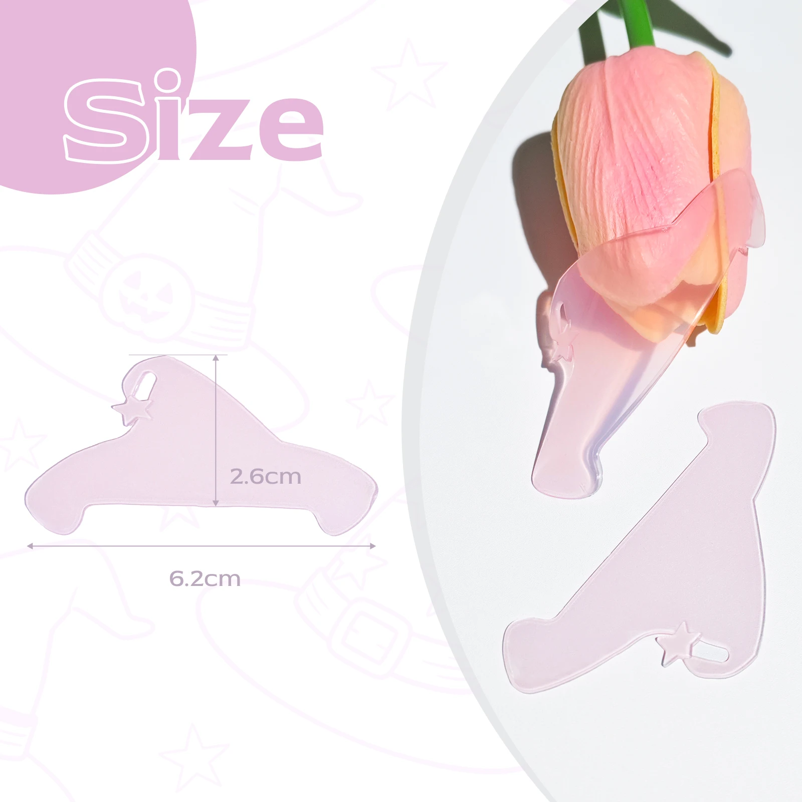 Libeauty, nuevo, reutilizable, 1 par, sombrero de Navidad, almohadilla para los ojos, levantamiento de pestañas, extensión de pestañas, súper pegajoso debajo del parche de Gel para los ojos, herramienta de maquillaje