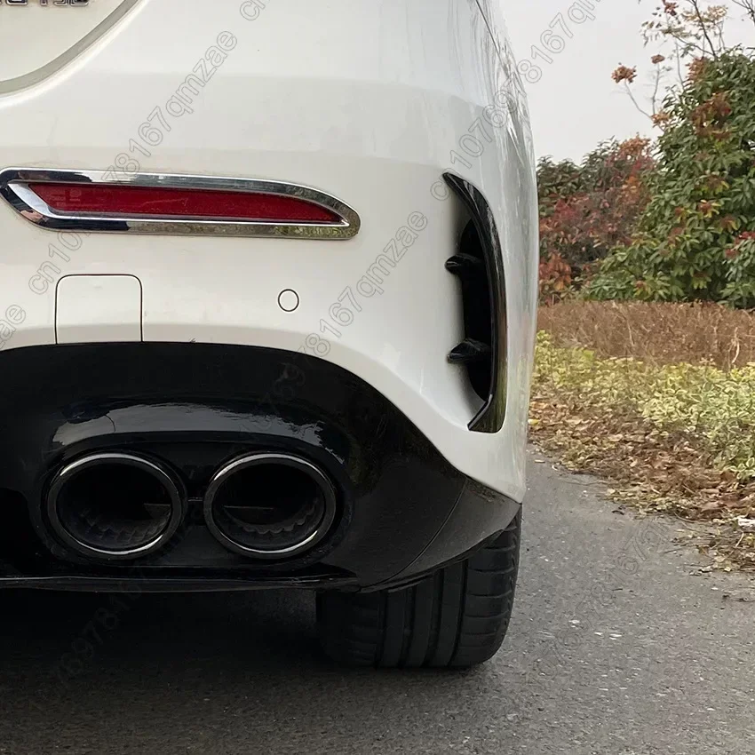 Rear Bumper Trim Cover Fender Flicks Canards Car Styling For Mercedes Benz A Class W177 Sedan A180 A200 A250 A35 AMG 2019-2023